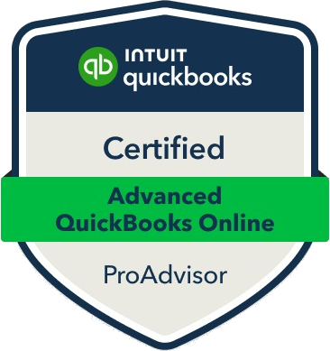 Intuit Certified Advanced QuickBooks Online ProAdvisor badge